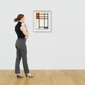 Piet Mondrian — Композиция с использованием красного и синего цветов, изображение 3