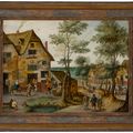Pieter Brueghel the Younger — Деревенская сцена с бегством в Египет, изображение 2