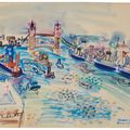 Raoul Dufy — Лондон, ла-Тамиза, изображение 1