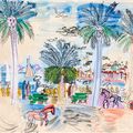 Raoul Dufy — Канны, набережная Круазетт, изображение 1