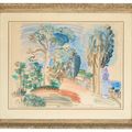 Raoul Dufy — Часовня на поле для гольфа Хуан, изображение 2