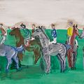 Raoul Dufy — Жокеи и кавалеры ордена, изображение 1