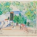 Raoul Dufy — Улица Тур-де-Верне-ле-Бен, изображение 1