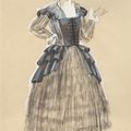 Raoul Dufy — Robe pour Poiret (femme de face), изображение 1