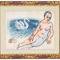 Raoul Dufy — Léda et le cygne, изображение 2