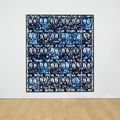 Rashid Johnson — Bruise Painting "U.S. Blue", изображение 2
