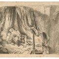 Rembrandt van Rijn — Французская кровать ("Het Ledikantje"), изображение 2