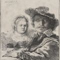 Rembrandt van Rijn — Автопортрет с Саскией, изображение 1
