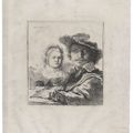 Rembrandt van Rijn — Автопортрет с Саскией, изображение 2