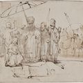 Rembrandt van Rijn — Моисей и Аарон перед фараоном, изображение 1