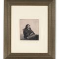 Rembrandt van Rijn — Мать художника сидит за столом, глядя направо: три четверти длины, изображение 2