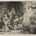 Rembrandt van Rijn — Бегство в Египет: переправа через ручей, изображение 2