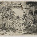 Rembrandt van Rijn — Бегство в Египет: переправа через ручей, изображение 4
