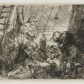 Rembrandt van Rijn — Бегство в Египет: переправа через ручей, изображение 5