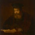 Rembrandt van Rijn — Ученый за своим письменным столом, изображение 1