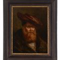 Rembrandt van Rijn — Голова мужчины, одетого в меховую шубу и красную шапочку, изображение 2