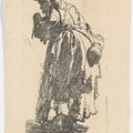 Rembrandt van Rijn — Нищие, получающие милостыню у двери, изображение 2