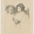 Rembrandt van Rijn — Нищие, получающие милостыню у двери, изображение 3