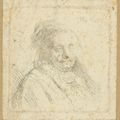 Rembrandt van Rijn — Мать художника, голова и бюст: на три четверти справа, изображение 1