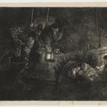 Rembrandt van Rijn — Христос и женщина из Самарии среди руин, изображение 4