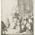 Rembrandt van Rijn — Представление в храме с Ангелом: Маленькая тарелочка, изображение 1