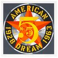 Robert Indiana — Американская мечта №5 (Золотая пятерка), изображение 4