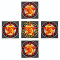 Robert Indiana — Американская мечта № 5 (Золотая пятерка), изображение 1