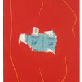 Robert Motherwell — Голуаз на алом поверх желтого № 3, изображение 1