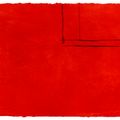 Robert Motherwell — Красный открытый с белой линией, изображение 1