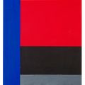 Robert Motherwell — В алых и черных тонах с ультрамариновой полосой, изображение 1