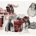 Robert Rauschenberg — Бустер и семь этюдов : четыре отпечатка, изображение 1
