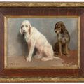 Rosa Bonheur — Исследование двух собак, изображение 1
