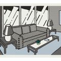 Roy Lichtenstein — Красные лампы - Уникальное состояние, изображение 1