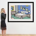 Roy Lichtenstein — Интерьер с водяными лилиями (рабочий кабинет), изображение 3
