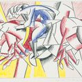 Roy Lichtenstein — Красный всадник (этюд), изображение 1