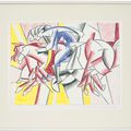 Roy Lichtenstein — Красный всадник (этюд), изображение 2