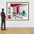 Roy Lichtenstein — Гостиная из серии "Интерьер", изображение 2