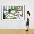 Roy Lichtenstein — Желтая ваза из интерьерной серии, изображение 3