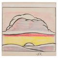 Roy Lichtenstein — Заходящее солнце (этюд), изображение 1