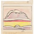 Roy Lichtenstein — Заходящее солнце (этюд), изображение 2