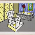 Roy Lichtenstein — "Логово" из серии "Интерьер", изображение 2