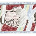 Roy Lichtenstein — Размышления: Рукопожатие (исследование), изображение 1
