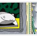 Roy Lichtenstein — Две картины: "Спящая муза" из серии картин, изображение 1