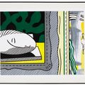 Roy Lichtenstein — Две картины: "Спящая муза" из серии картин, изображение 2