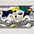 Roy Lichtenstein — На пляже, из сюрреалистической серии, изображение 1