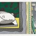 Roy Lichtenstein — Две картины: "Спящая муза" из серии картин, изображение 1