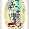Roy Lichtenstein — Зеленое лицо, нарисованное мазками кисти, изображение 2