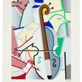 Roy Lichtenstein — Кубистическая виолончель, изображение 1