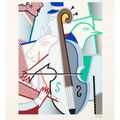 Roy Lichtenstein — Кубистическая виолончель, изображение 1