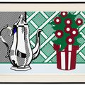 Roy Lichtenstein — Натюрморт с кувшином и цветами, из серии "Шесть натюрмортов", изображение 2